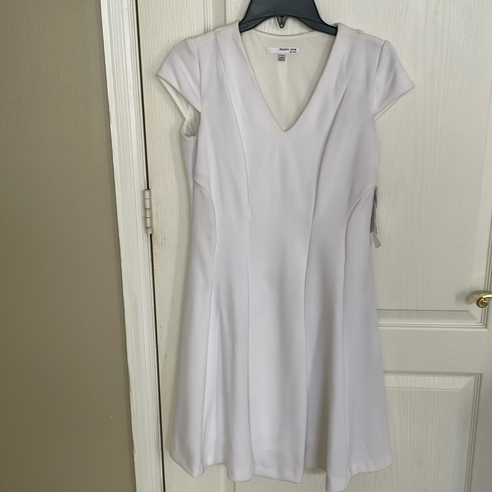 Studio one dress. Brand new. White